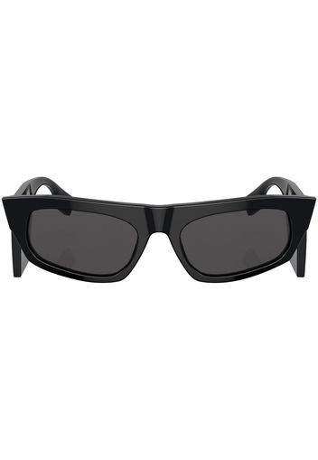 Burberry Eyewear Palmer logo-arm sunglasses - Nero