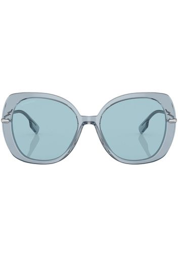 Burberry Eyewear Eugenie oversized-frame sunglasses - Blu