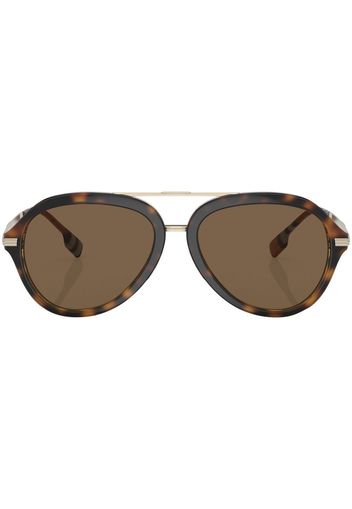 Burberry Eyewear Jude pilot-frame sunglasses - Marrone