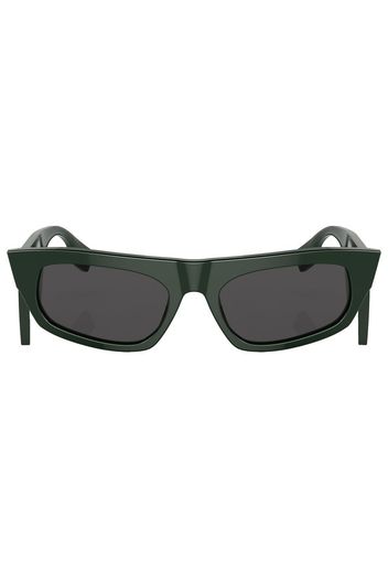 Burberry Eyewear Palmer side-logo detail sunglasses - Verde