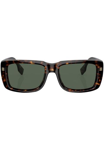 Burberry Eyewear Jarvis rectangular-frame sunglasses - Marrone