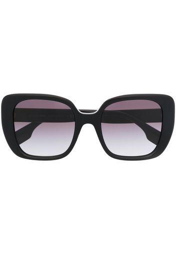 Burberry Eyewear logo-plaque square-frame sunglasses - Nero