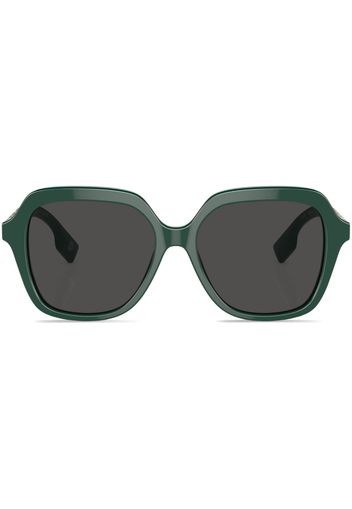 Burberry Eyewear Joni logo-lettering sunglasses - Verde