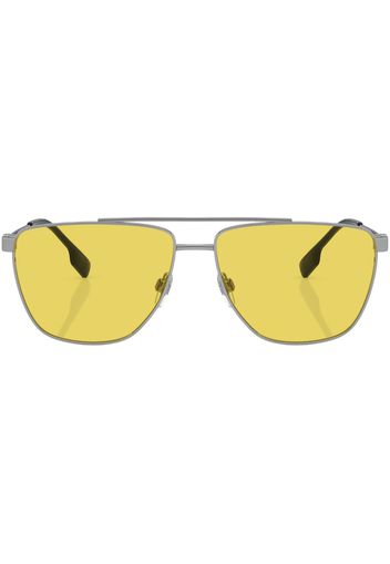 Burberry Eyewear Blaine pilot-frame sunglasses - Argento
