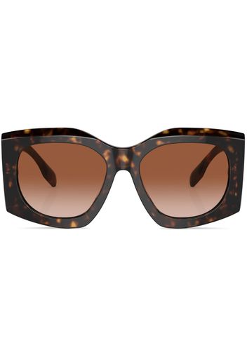 Burberry Eyewear Madeline geometric-frame sunglasses - Marrone