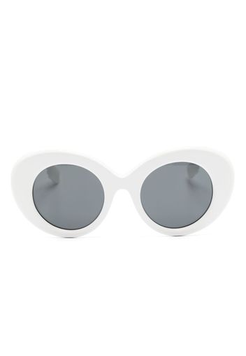 Burberry Eyewear Lola oversized round sunglasses - Bianco