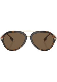 Burberry Eyewear Jude pilot-frame sunglasses - Marrone