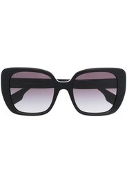 Burberry Eyewear logo-plaque square-frame sunglasses - Nero