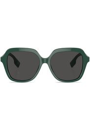 Burberry Eyewear Joni logo-lettering sunglasses - Verde