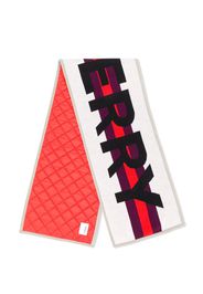 contrast logo scarf