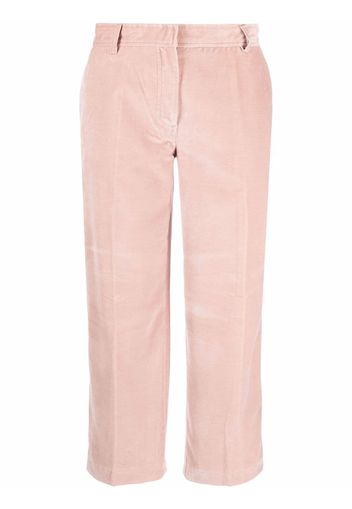 Burberry Pre-Owned Pantaloni dritti crop anni 2000 - Rosa