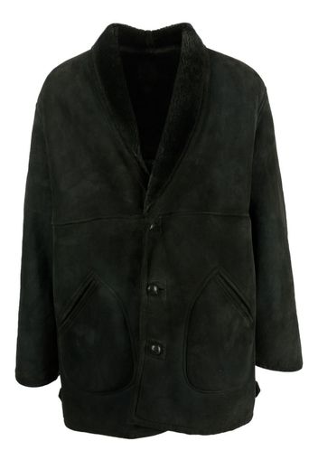 Burberry Pre-Owned Cappotto con bottoni anni 2000 - Verde