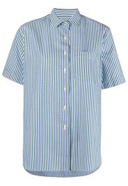 Burberry Pre-Owned Camicia a righe anni '90 - Blu