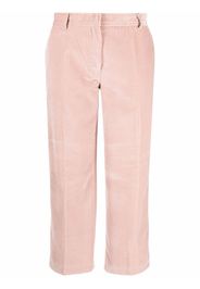 Burberry Pre-Owned Pantaloni dritti crop anni 2000 - Rosa