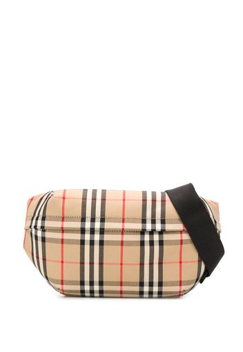 Marsupio con motivo Vintage Check