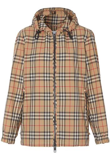 Vintage Check hooded jacket