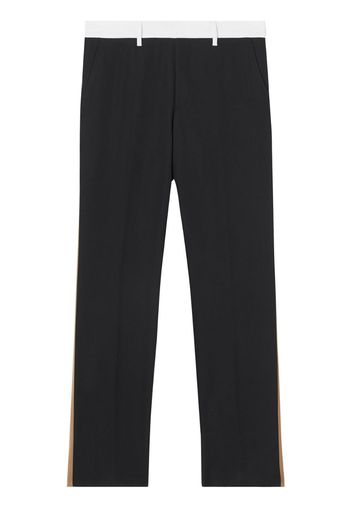 side stripe tailored trousers