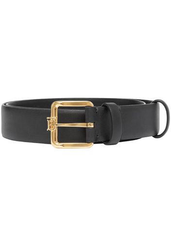 monogram-buckle belt