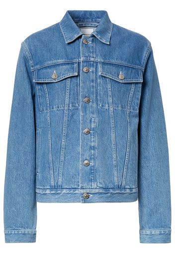 Burberry Giacca denim con applicazioni - Blu