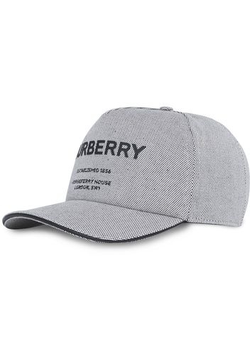 Burberry logo-print six-panel cap - Nero