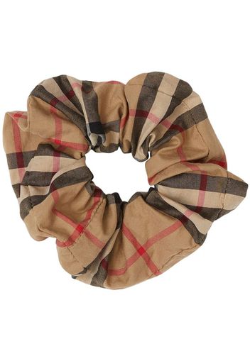 Burberry Kids Vintage Check scrunchie - Marrone