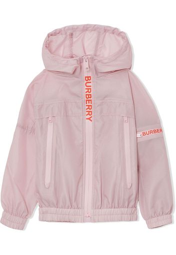 Burberry Kids logo-print jacket - Rosa