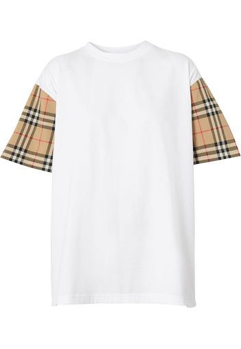 Burberry T-shirt Vintage Check - Bianco