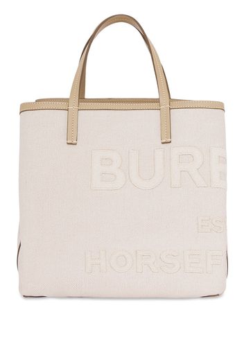 Burberry Borsa tote Horseferry mini - Toni neutri