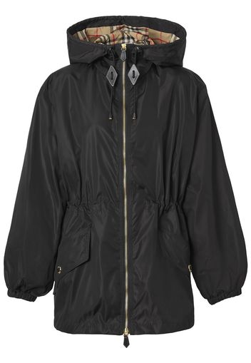 Burberry lightweight ECONYL® hooded jacket - Nero