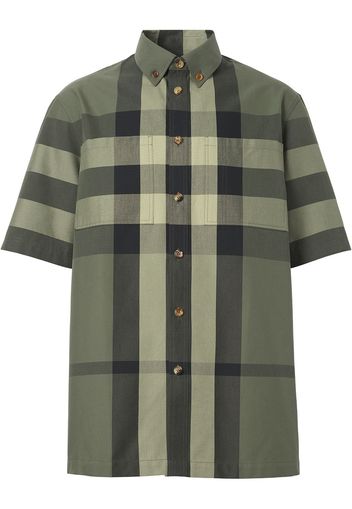 Burberry Vintage Check cotton button-down shirt - Verde