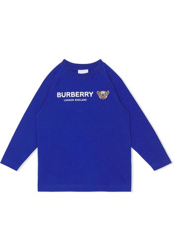 Burberry Kids Felpa Thomas Bear con stampa - Blu