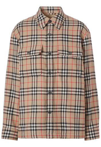 Burberry Giacca-camicia Vintage Check - Toni neutri