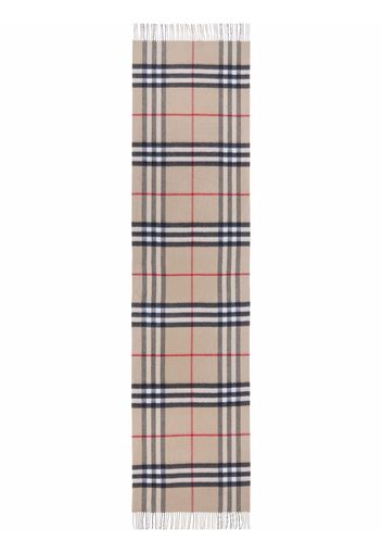 Burberry Reversible Check Cashmere Scarf - Toni neutri