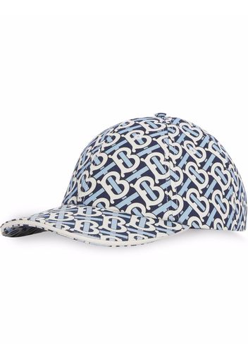 Burberry Cappello da baseball con stampa - Blu