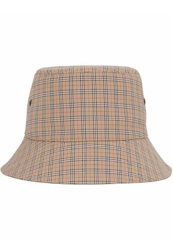 Burberry technical check bucket hat - Toni neutri