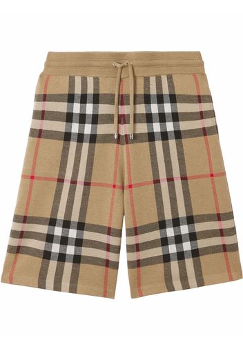 Burberry check-print shorts - Toni neutri