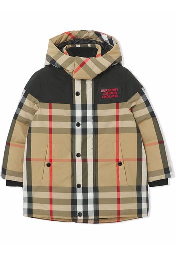 Burberry Kids Giacca con motivo Vintage Check - Toni neutri