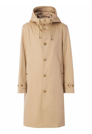 Burberry single-breasted car coat - Toni neutri