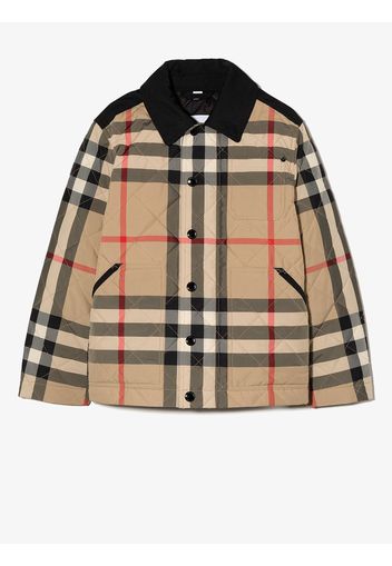 Burberry Kids Giacca con motivo Vintage Check - Toni neutri