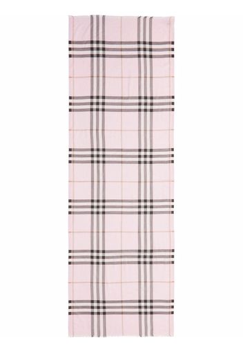 Burberry Sciarpa a quadri - Rosa