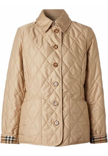 Burberry diamond-quilted jacket - Toni neutri