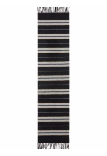 Burberry reversible check-print cashmere scarf - Nero