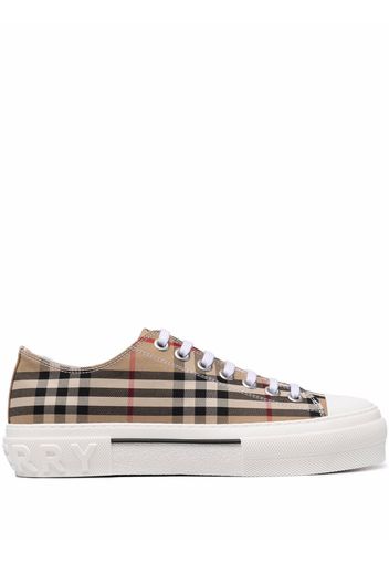 Burberry Vintage Check low-top sneakers - Toni neutri