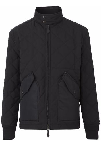 Burberry diamond-quilted thermoregulated jacket - Nero