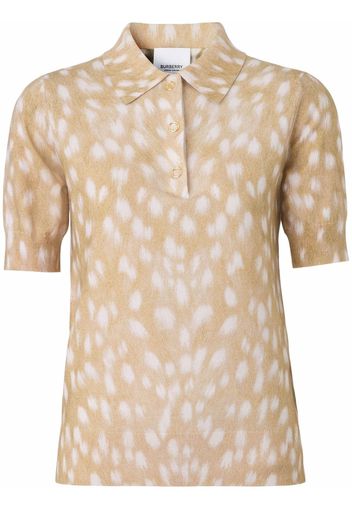 Burberry Polo con stampa - Marrone