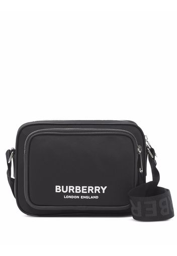 Burberry logo-print shoulder bag - Nero