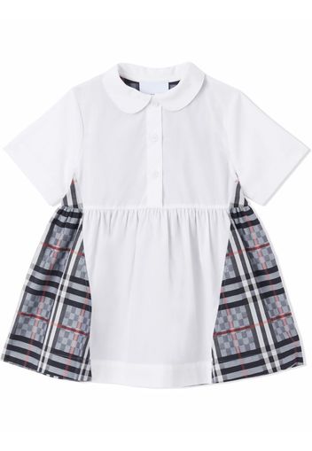 Burberry Kids Vintage Check shirt dress - Blu