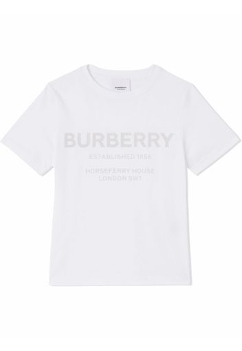 Burberry Kids T-shirt con stampa - Bianco