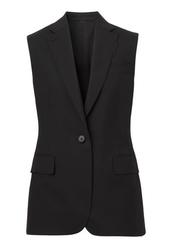 Burberry Giacca sartoriale smanicata - Nero