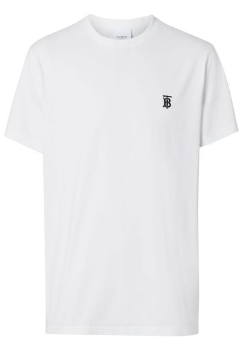Burberry monogram motif T-shirt - Bianco